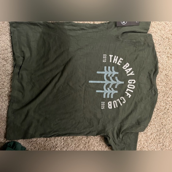 TGL The Bay Golf Club '47 Backer Scrum T-Shirt - Hunter Green - Picture 4 of 4